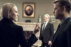 Кадр из последнего сезона «Карточного домика»