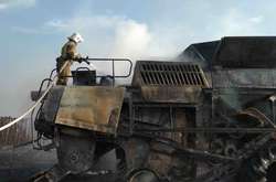 Ліквідація загоряння комбайна