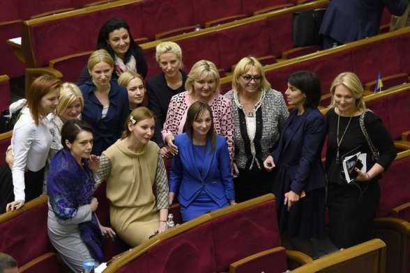 У парламенті серед депутатів всього 12% жінок 