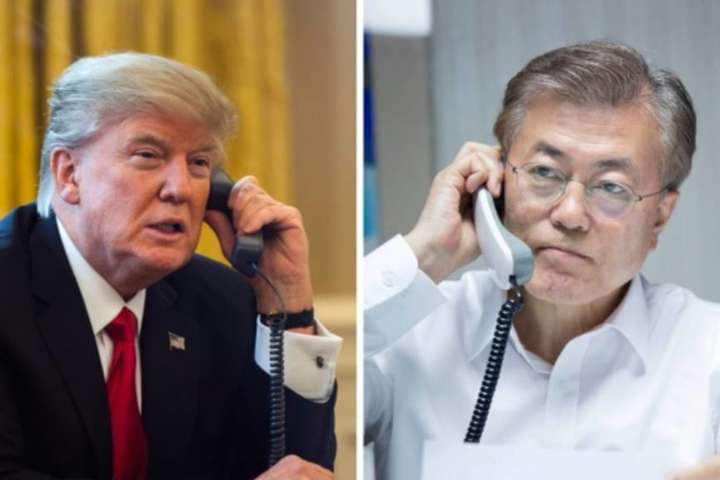 Трамп поговорив з лідером Південної Кореї про перспективи діалогу з КНДР