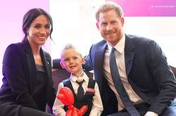 Меган Маркл и принц Гарри встретились с особенными детьми
