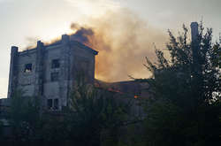 У Краматорську згорів колишній хлібозавод