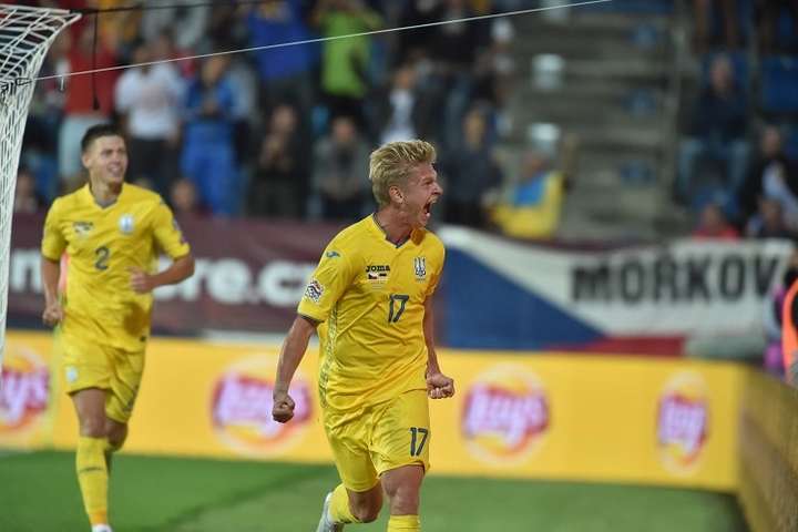 Зінченко розповів, як йому вдалося забити переможний гол у матчі з Чехією