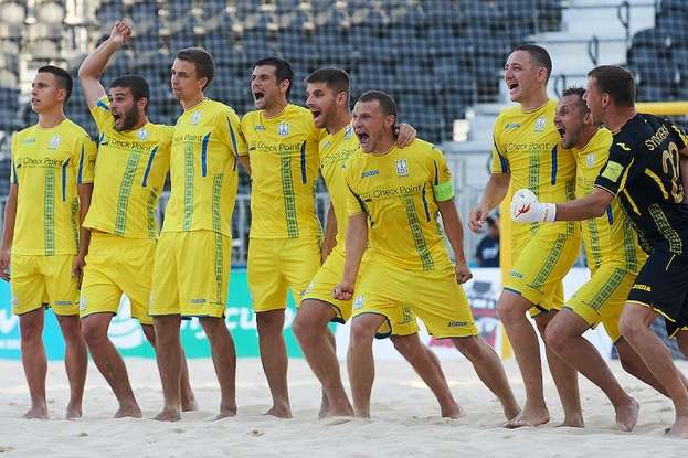 Українська збірна з пляжного футболу здобула путівку на Європейські ігри-2019