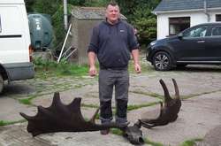 В Северной Ирландии рыбак случайно выловил череп лося, вид которого вымер 10,5 тыс. лет назад (фото)