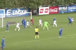 Молодіжні збірні Ісландії та Словаччини забили три м'ячі за чотири хвилини (відео)