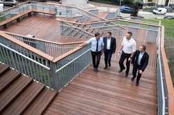 У Кличка заявили, що порушень під час реконструкції сходів з Пейзажної алеї не виявлено