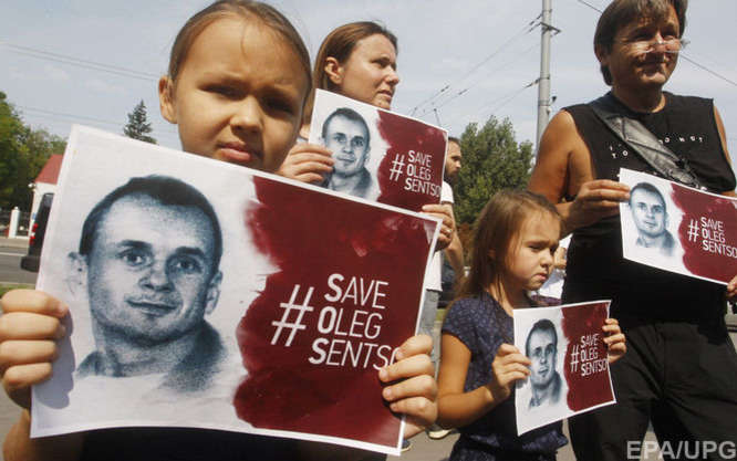 В Євросоюзі Сенцова номінували на здобуття премії Сахарова
