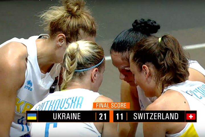 Жіноча збірна України з перемоги стартувала на чемпіонаті Європи з баскетболу 3х3