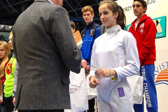 Українська шаблістка Бондар перемогла на турнірі серед кадетів у Польщі