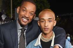  Джейден Смит с отцом 