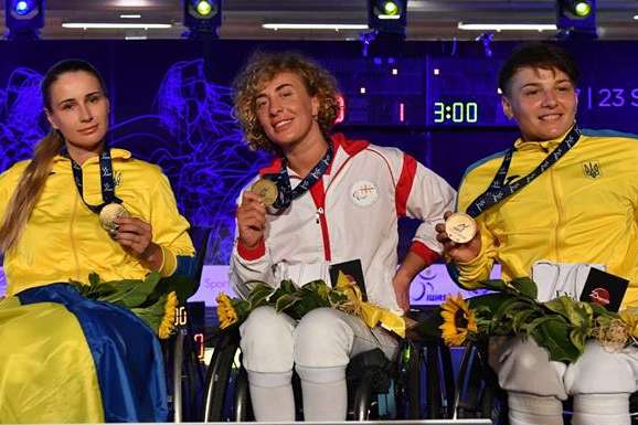 Українці вже здобули три медалі на чемпіонаті Європи з фехтування на візках