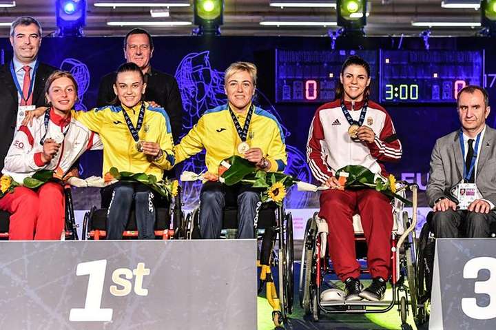 В активі збірної України вже сім нагород чемпіонату Європи з фехтування на візках