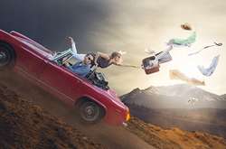 Между безумием и реальностью: Фотопроект, который похож на кадры из арт-хаус фильма