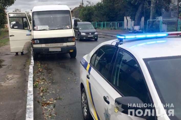 На Рівненщині поліція затримала п’яного водія маршрутки