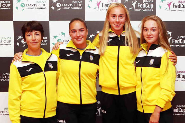 Українські тенісистки сьогодні розпочинають боротьбу на юніорському Кубку Федерації