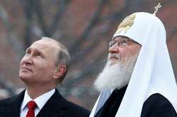 Президент Росії Володимир Путін і Московський патріарх Кирило