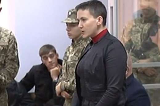 Савченко накричала на суддю