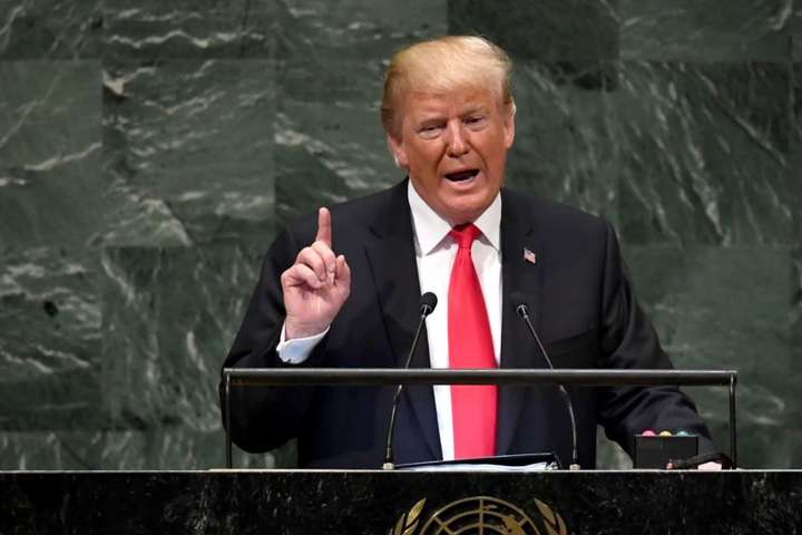 Трамп під час Генасамблеї ООН закликав всіх ізолювати режим Ірану
