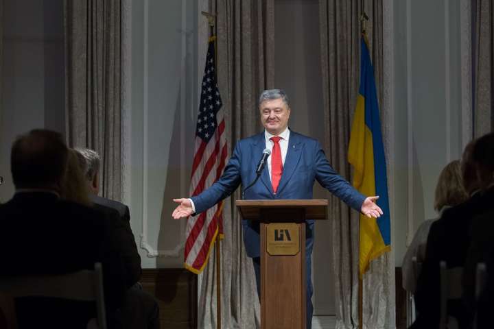 Порошенко в США наголосив на важливості отримання Томосу для України