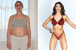 Мать троих детей сбросила 20 кг и выиграла в соревнованиях по фитнес-бикини