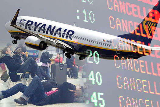 Лоуковстер Ryanair скасував 250 рейсів через страйк 