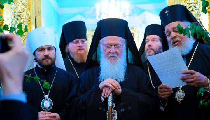 Вселенський патріарх пригрозив прокляттям митрополиту Іларіону за брехню про Україну