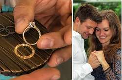 Італійський біатлоніст зробив обручку для своєї нареченої з олімпійської медалі (відео)