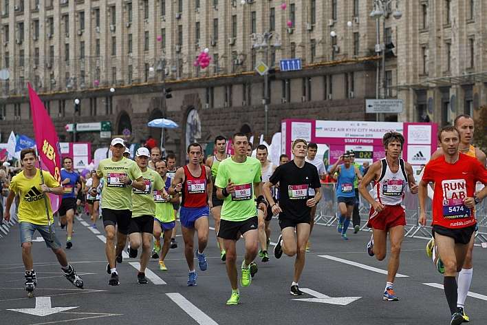 Через міжнародний марафон у неділю буде перекрито пів-Києва (карта)