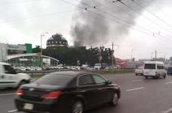 На Окружній у Києві велика пожежа