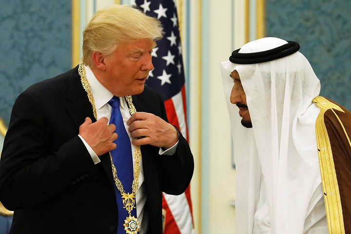 Трамп: король Саудівської Аравії втратить владу без підтримки США