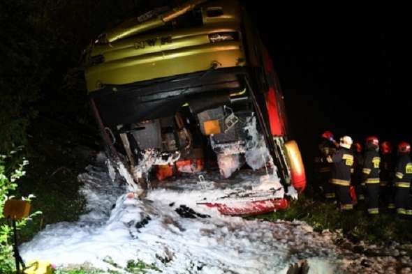 ДТП із українським автобусом в Польщі: водій був під дією наркотиків 