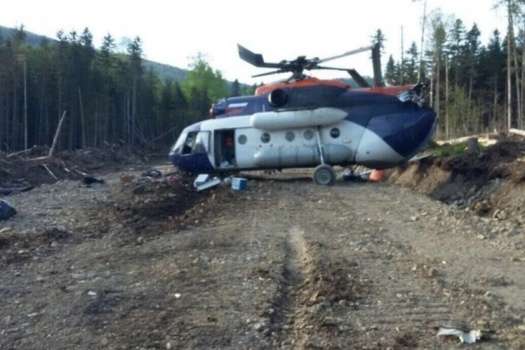 У Росії розбився вертоліт, троє загиблих