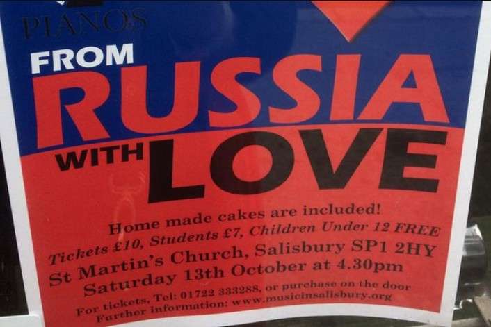 У Солсбері відбудеться музичний концерт «З Росії з любов’ю»