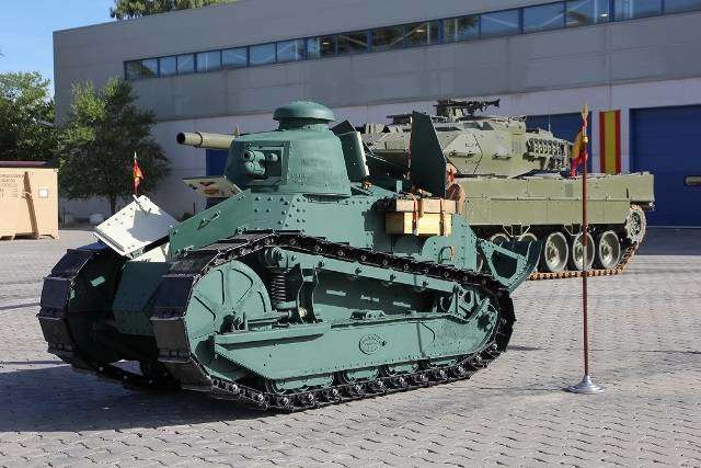 В Испании восстановили, предположительно, самый совершенный танк Первой мировой войны