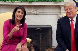 Ніккі Гейлі та Дональд Трамп під час зустрічі в Білому домі