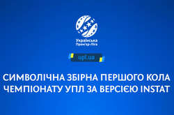 Визначилася символічна збірна першого кола Прем'єр-ліги України на основі оцінок InStat (фото)