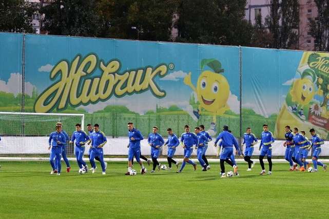 Молодіжна збірна України разом з Луніним провела тренування перед грою з Шотландією. Фото