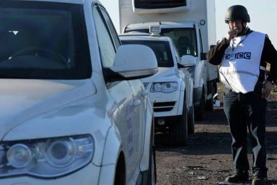 ОБСЄ тричі за тиждень фіксувала конвої на території окупованої Донеччини