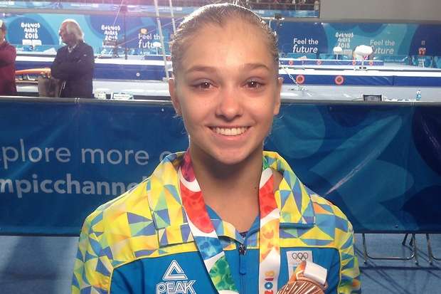 Українка Бачинська - бронзова призерка Юнацької Олімпіади зі спортивної гімнастики