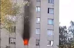 У гуртожитку Харкова сталася пожежа: евакуювали понад 70 людей