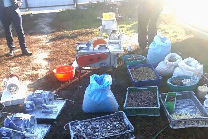 На Рівненщині поліція викрила підпільний цех з обробки бурштину