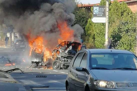 У Белграді вибухнув автомобіль з батьком відомої сербської телеведучої