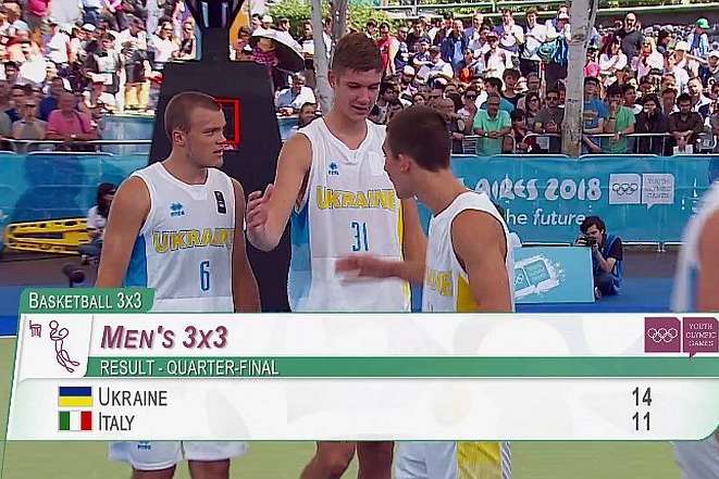 Українські баскетболісти вийшли до півфіналу Юнацької Олімпіади