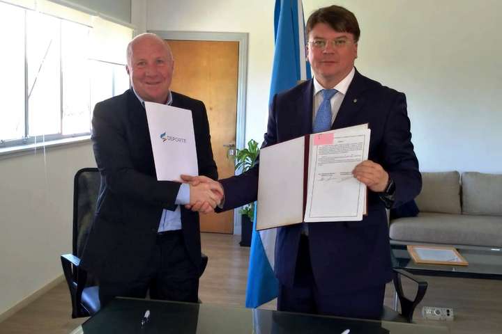 Украина и Аргентина подписали соглашение о сотрудничестве в сфере физкультуры и спорта