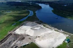 6 приватних ділянок землі в селі Зазим'я почали йти під воду