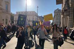 Протестувальники вважають, що необхідно винести на всенародне голосування питання про те, у який саме спосіб Британія залишатиме ЄС