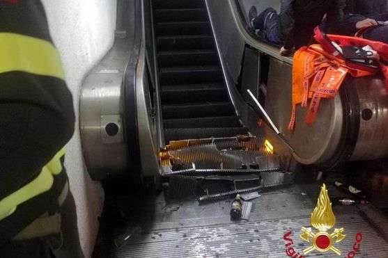 У Римі футбольні фанати з РФ обвалили ескалатор в метро: 20 травмованих