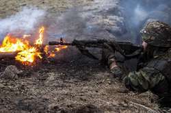  Бойовики гатять із 120-мм мінометів 