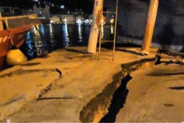 З’явилися фото наслідків землетрусу біля узбережжя Греції
